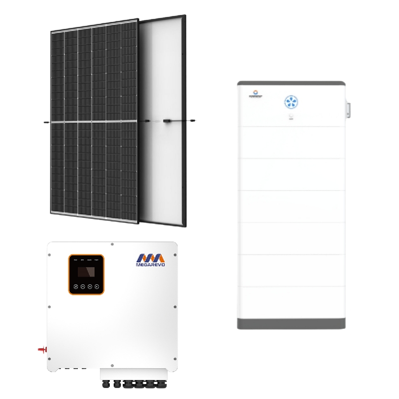 10KWh depolamalı 8KW Fotovoltaik kit